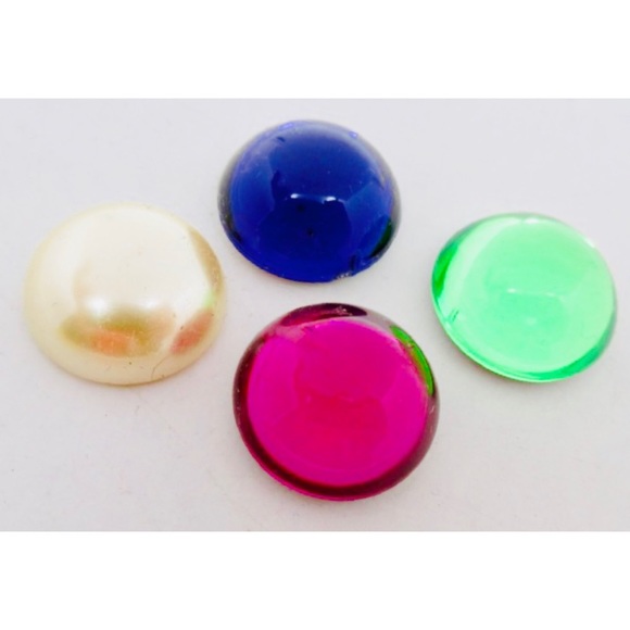 KJL Faux Pearl Interchang Lucite Brooch Necklace - Picture 5 of 5